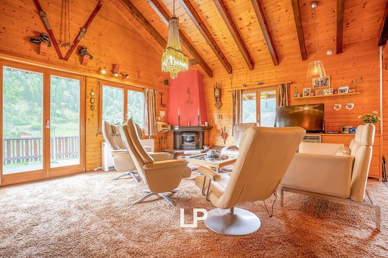 Chalet Castanea is a 5-bedroom chalet in the heart of Mörel-Filet's green nature. (8)
