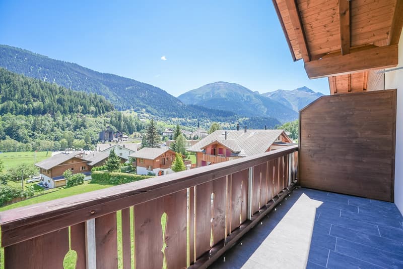 Appartement studio confortable à Fiesch avec vue sur les montagnes (6)