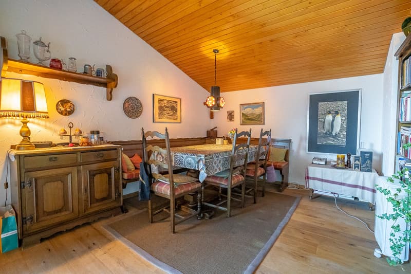 Authentic attic apartment with a view of the golf course and high ceilings (15)