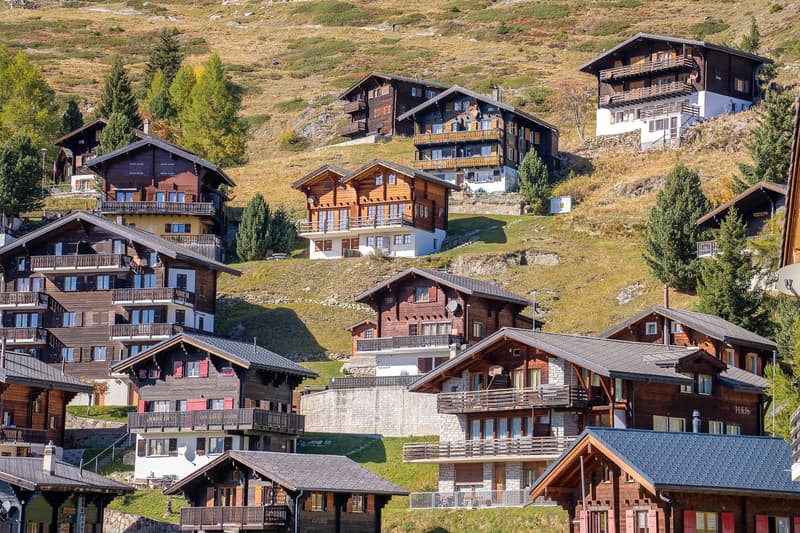 Authentic Swiss blockhouse chalet with unobstructed views and two living units in Riederalp West (44)
