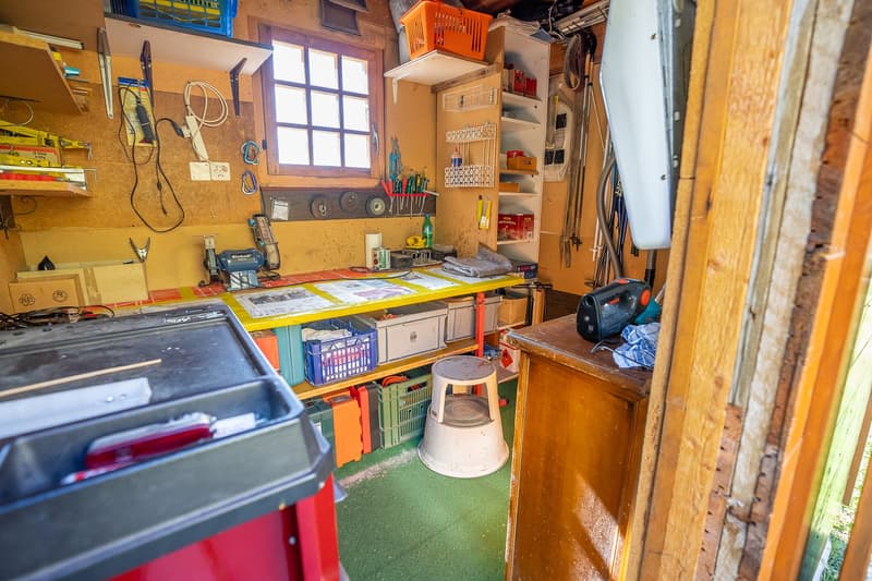 Authentic Swiss blockhouse chalet with unobstructed views and two living units in Riederalp West (31)