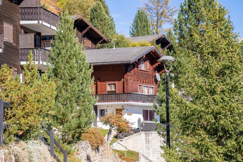 Authentic Swiss blockhouse chalet with unobstructed views and two living units in Riederalp West (6)