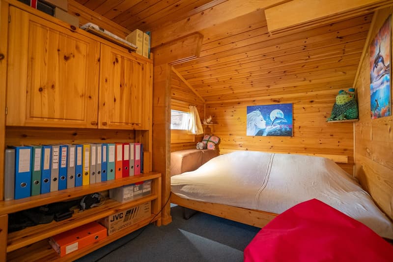 Authentic Swiss blockhouse chalet with unobstructed views and two living units in Riederalp West (24)
