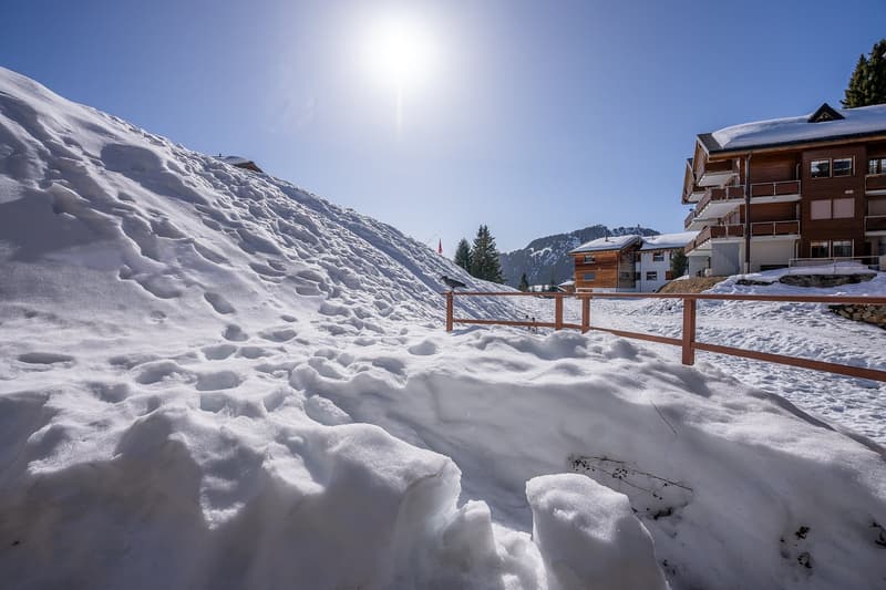 Luxurious maisonette apartment with ski-in/ski-out, garden, and evening sun on Golmenegg (37)