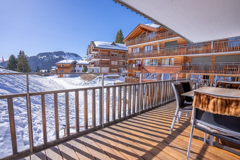 Luxurious maisonette apartment with ski-in/ski-out, garden, and evening sun on Golmenegg (12)