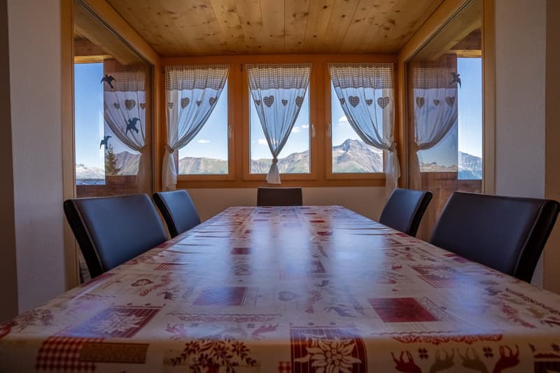 Grosszügige Ferienwohnung mit drei Balkonen im Herzen der Bettmeralp (8)