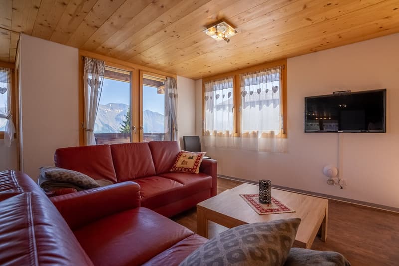 Grosszügige Ferienwohnung mit drei Balkonen im Herzen der Bettmeralp (18)