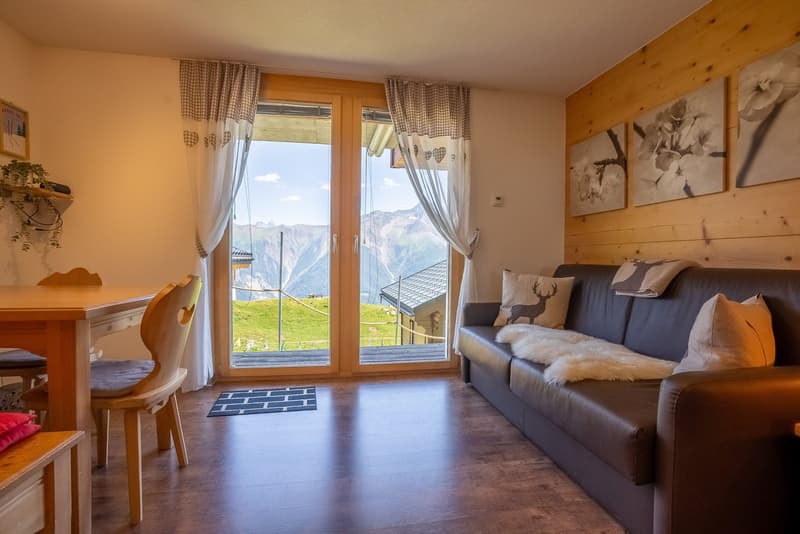 Stylish 2.5-room apartment with sun terrace in the heart of Bettmeralp (5)