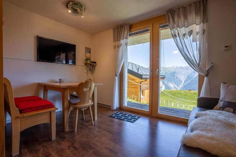 Stylish 2.5-room apartment with sun terrace in the heart of Bettmeralp (4)