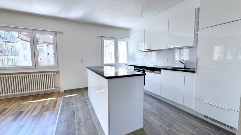 First rental after renovation! Modern 4.5 room apartment with balcony in St. Gallen (5)