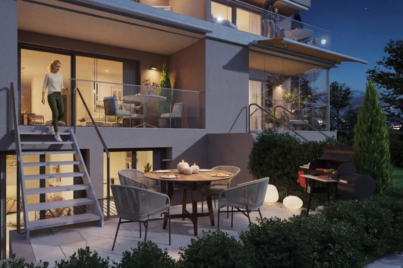 Neubauprojekt - Maisonette-Wohnung mit 5 1/2 Zimmern und Weitsicht an beliebter Lage im Leimental (1)