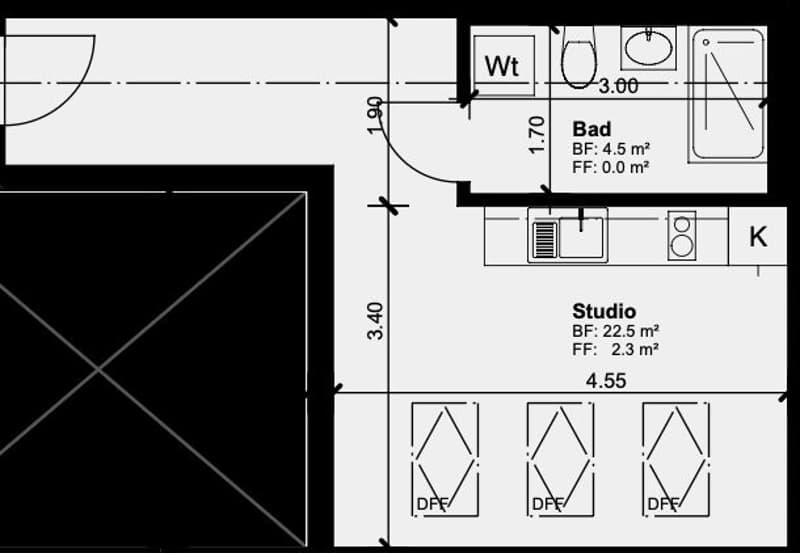 TOPMODERNE WOHNUNG ZU VERMIETEN (2)