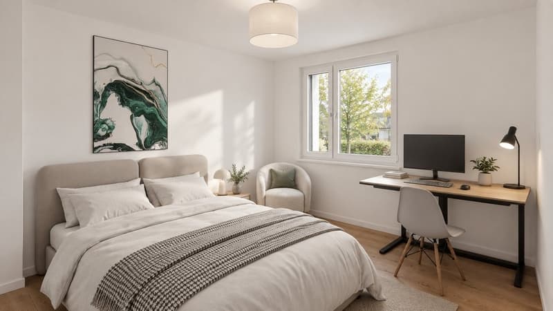Visualisierung Schlafzimmer