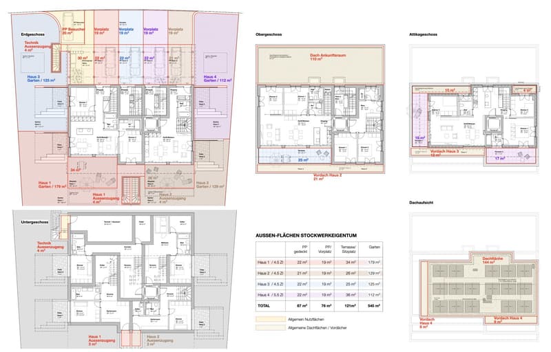 4.5 Zimmer Maisonette-Wohnung an Top Lage mit Gartenanteil (Einheit 3 (4)