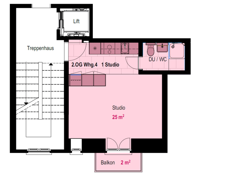 3.5-Zimmer-Studio im trendigen Bruchquartier (7)
