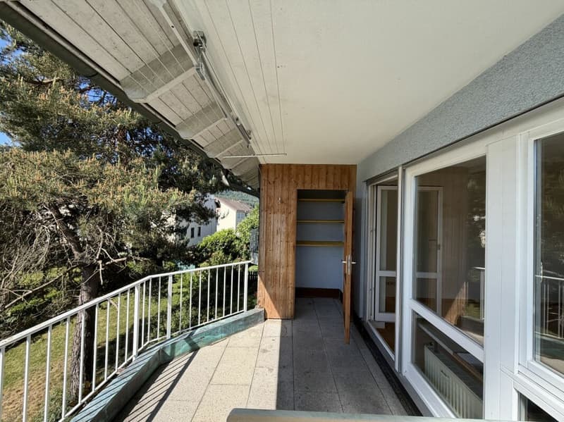 Balkon plus Stauraum