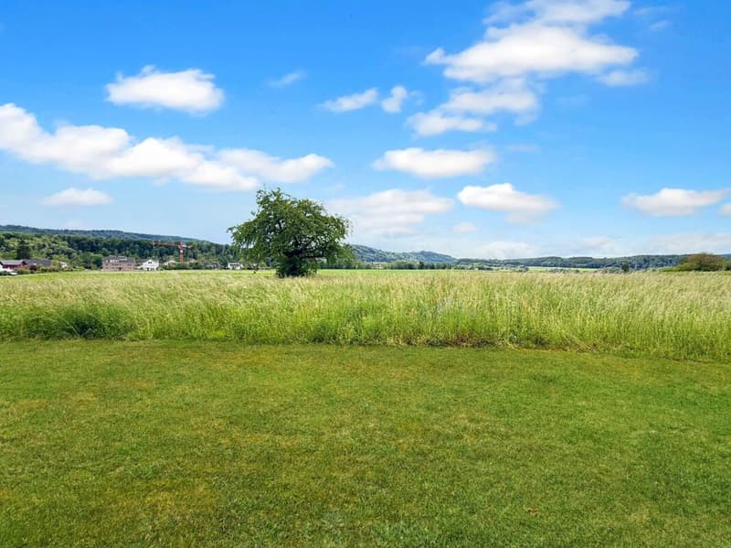 Aussicht am Rande der Bauzone