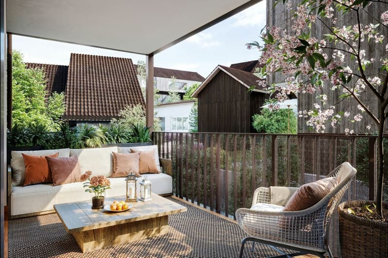 Ihr privater Rückzugsort «Am Palmenweg» - 2.5- bis 4.5-Zi.-Eigentumswohnungen mit Balkon, Terrasse oder Garten in Thayngen. Ab CHF 600'000.-