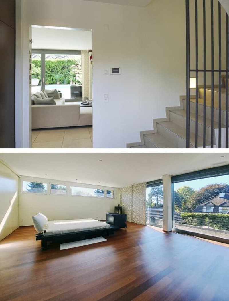 Treppenaufgang EG/OG und Schlafzimmer, OG