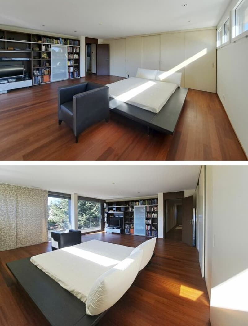 Schlafzimmer und Ankleide, OG