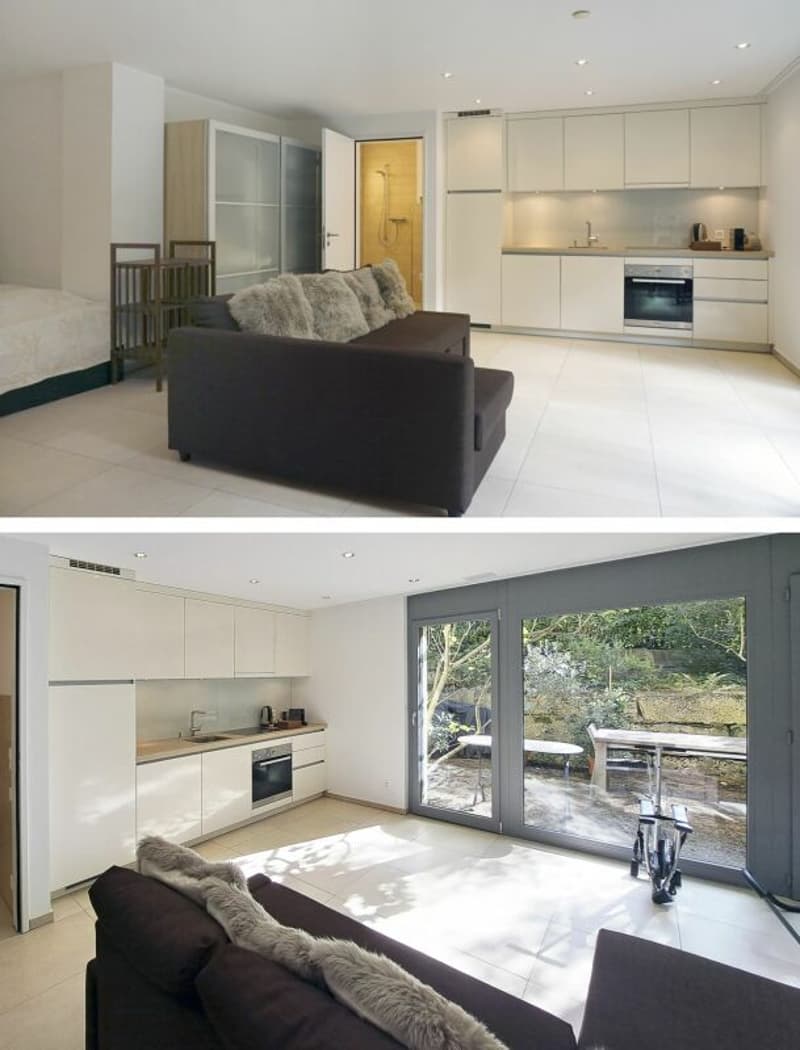 Wohnen/Essen, separate Whg, UG