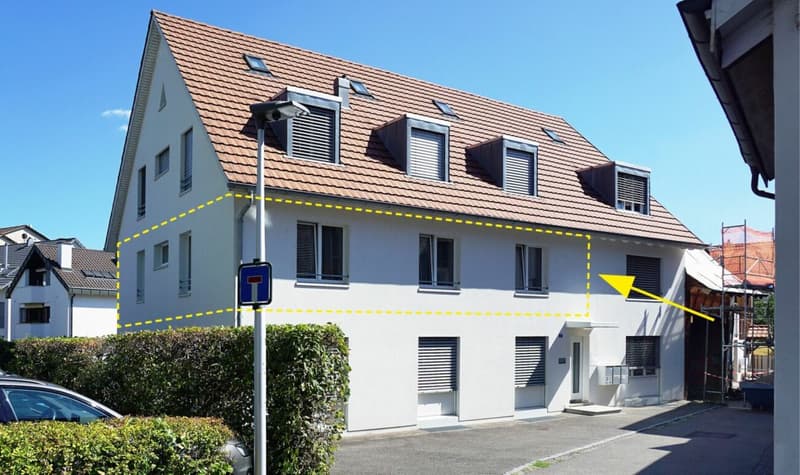 Hochwertig sanierte 4,5-Zimmer-Wohnung mit grosser Loggia, Garage und zusätzlichem Abstellplatz (1)