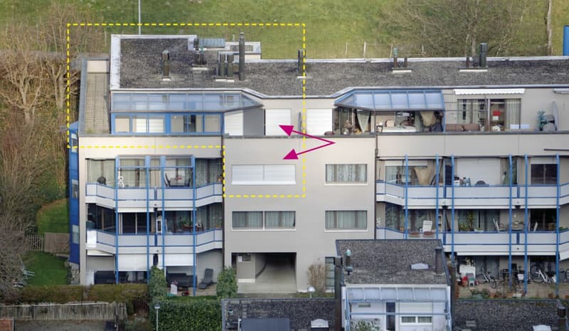 Attraktive 5,5-Zimmer-Attika-Maisonettewohnung mit grosser Dachterrasse und Weitsicht (1)