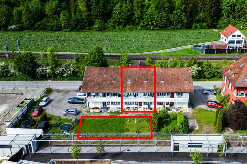 Deux unités d'habitation avec jardin et potentiel dans un endroit calme à Bürglen TG (1)