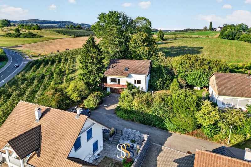 Charmantes Einfamilienhaus mit Weitblick und grossem Garten (2)