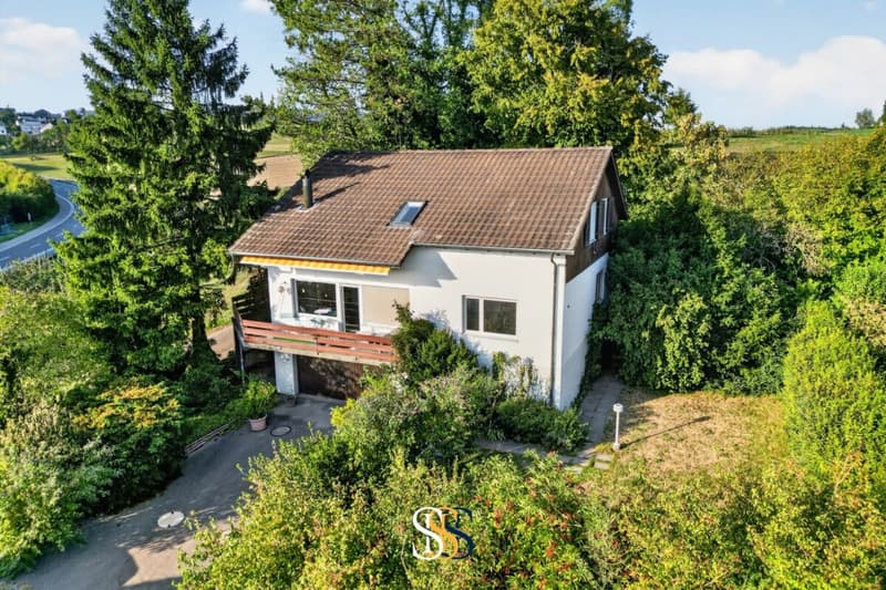 Charmantes Einfamilienhaus mit Weitblick und grossem Garten (1)