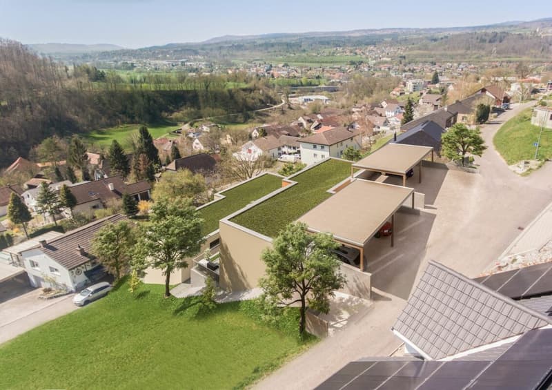 Projet de construction avec une vue d'avenir - pour 4 maisons unifamiliales modernes (3)