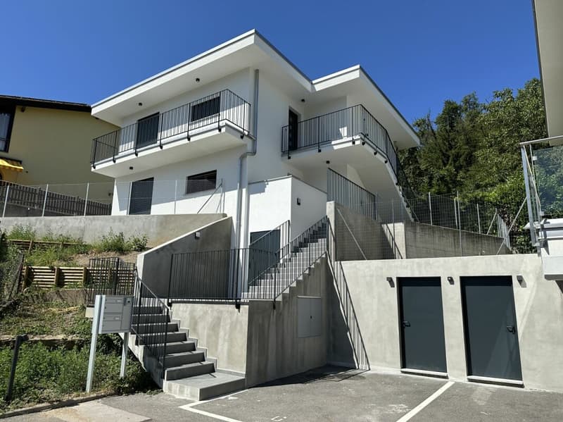 New and modern 3.5-room apartment, top floor and open view Mendrisio Arzo (12)