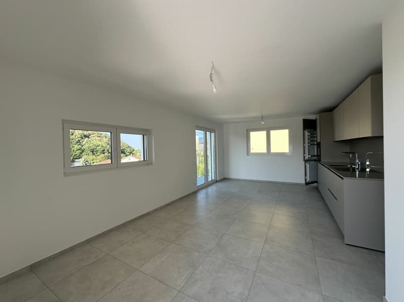 New and modern 3.5-room apartment, top floor and open view Mendrisio Arzo (3)
