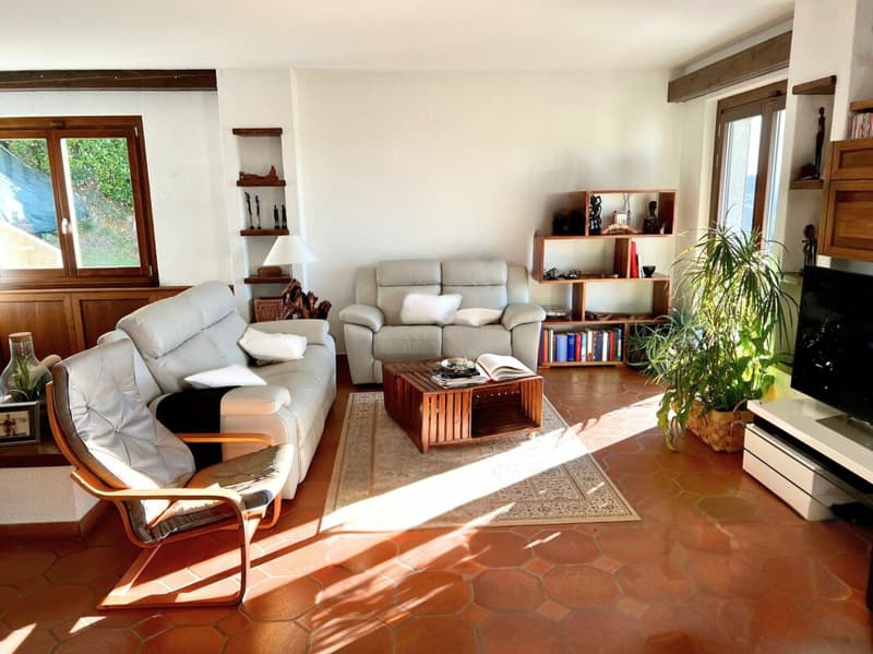 Elegante villa con ampio giardino e due appartamenti annessi (4)