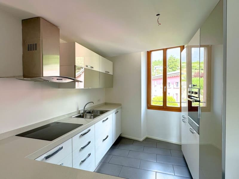 Appartement duplex caractéristique de 3,5 pièces, dernier étage (6)