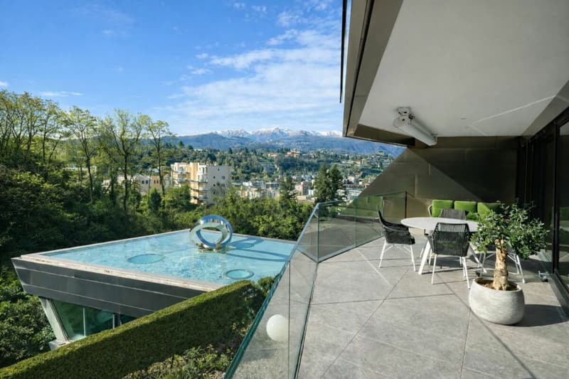 Modernes Apartment in Paradiso mit Pool, Fitnessraum und wunderschöner Aussicht (10)