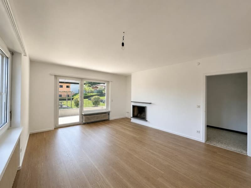 Affittasi a Novazzano appartamento di 3.5 locali in casa bifamiliare con grande terrazza e accesso diretto al giardino (4)