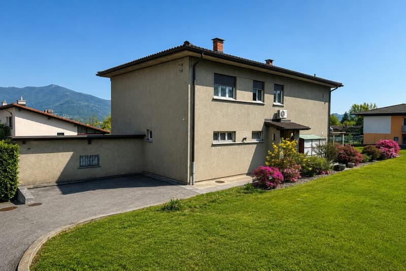 Affittasi a Novazzano appartamento di 3.5 locali in casa bifamiliare con grande terrazza e accesso diretto al giardino (12)