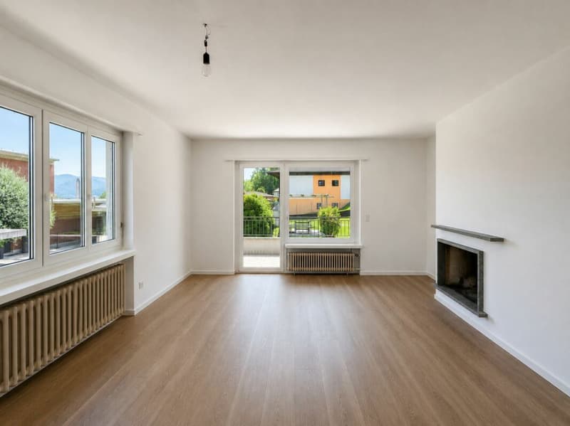 Affittasi a Novazzano appartamento di 3.5 locali in casa bifamiliare con grande terrazza e accesso diretto al giardino (5)