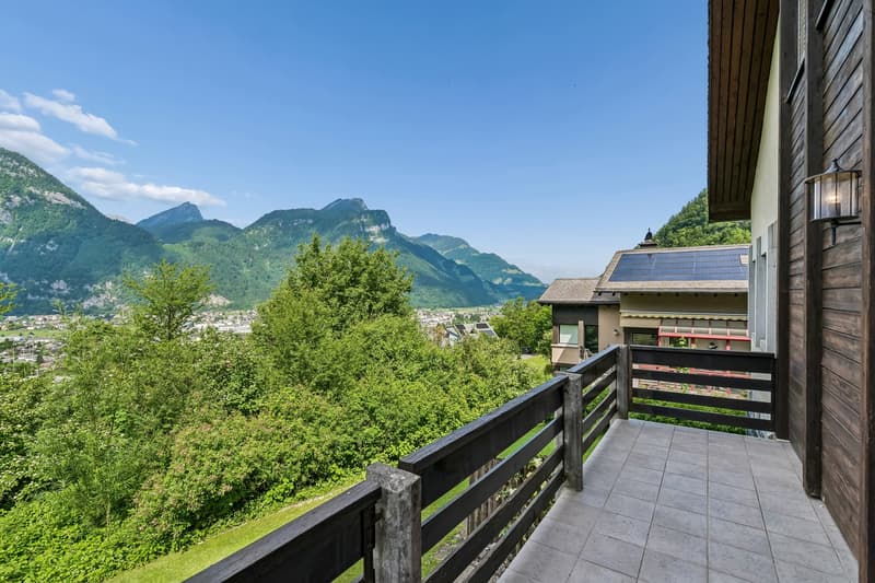 Fantastische Aussicht vom Balkon aus