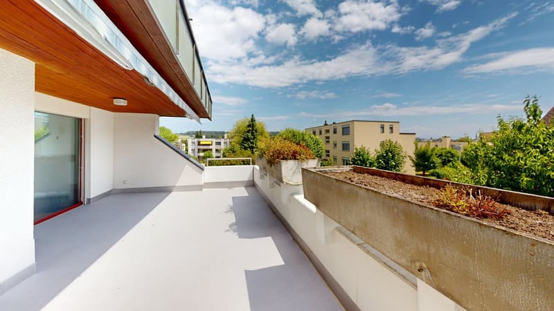 34 m3 grosse Terrasse