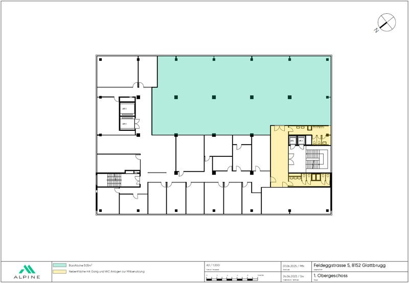Espaces de bureau modernes près de la gare de Glattbrugg (13)