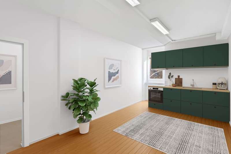 Espace de bureau prêt à être occupé directement à la gare de Glattbrugg (8)