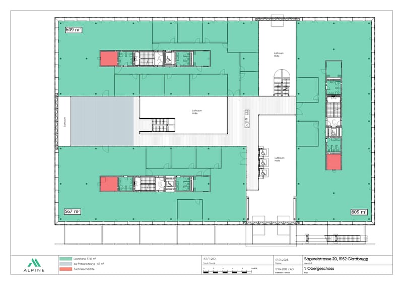 Raum für Grosses - über 7'000 m² Bürofläche nahe Flughafen Zürich (11)