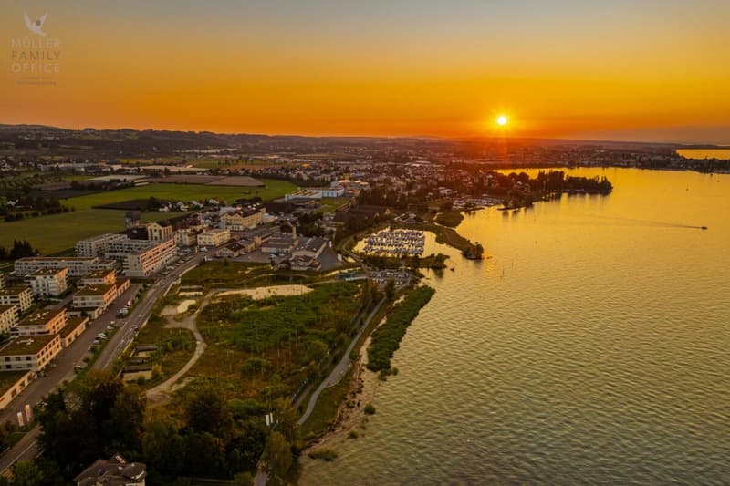 Newly built project Arrivée: Dreamy 3 1/2 room garden apartment with lake view (6)