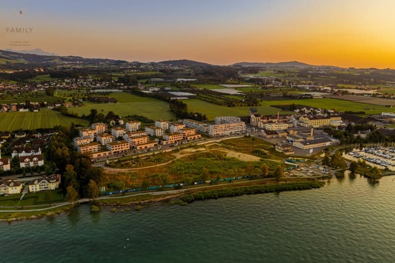 Newly built project Arrivée: Dreamy 3 1/2 room garden apartment with lake view (4)