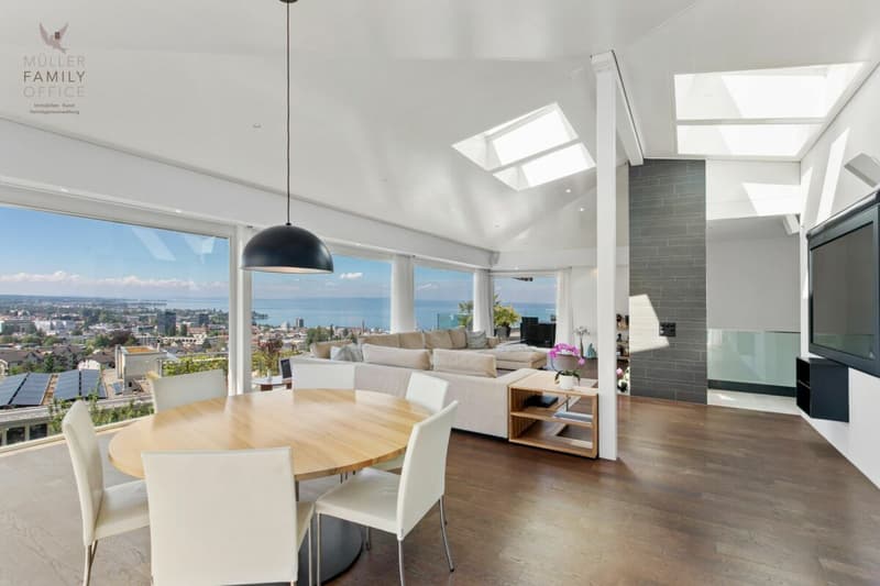 A Home with Horizon - Stylish 5 1/2 Room Attic Maisonette above Lake Constance (8)