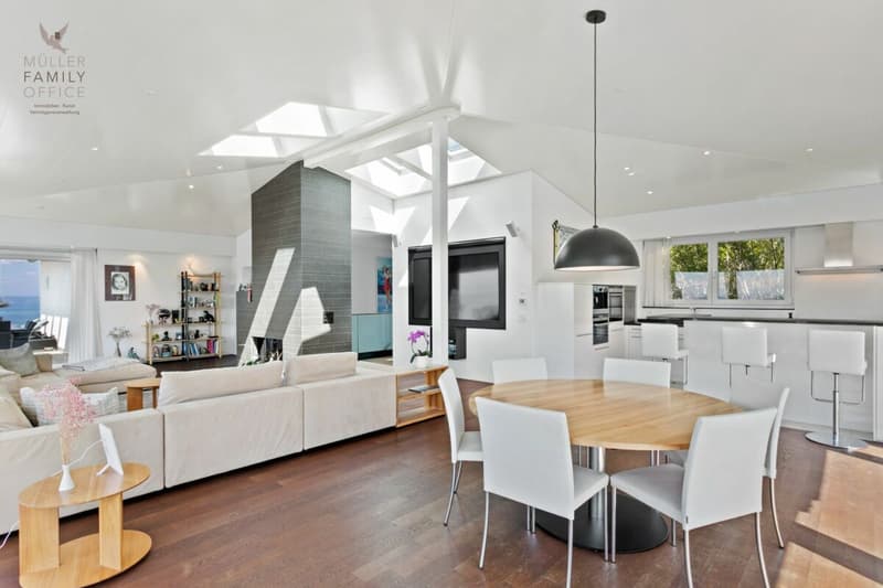 A Home with Horizon - Stylish 5 1/2 Room Attic Maisonette above Lake Constance (10)