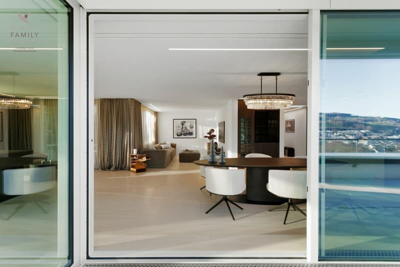 Le penthouse Rosenberg - une propriété de luxe architecturale unique au-dessus des toits de St. Gallen (8)
