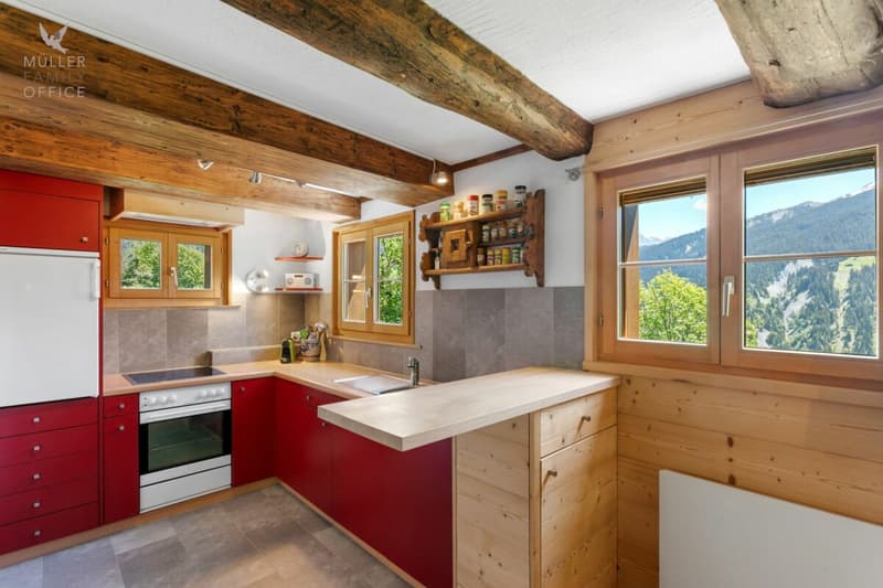 Characterful holiday home with a dreamy distant view over the Prättigau (12)
